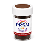 PRSM Dark Brown Gel Paste Natural Food Color Powder, 7 gr.